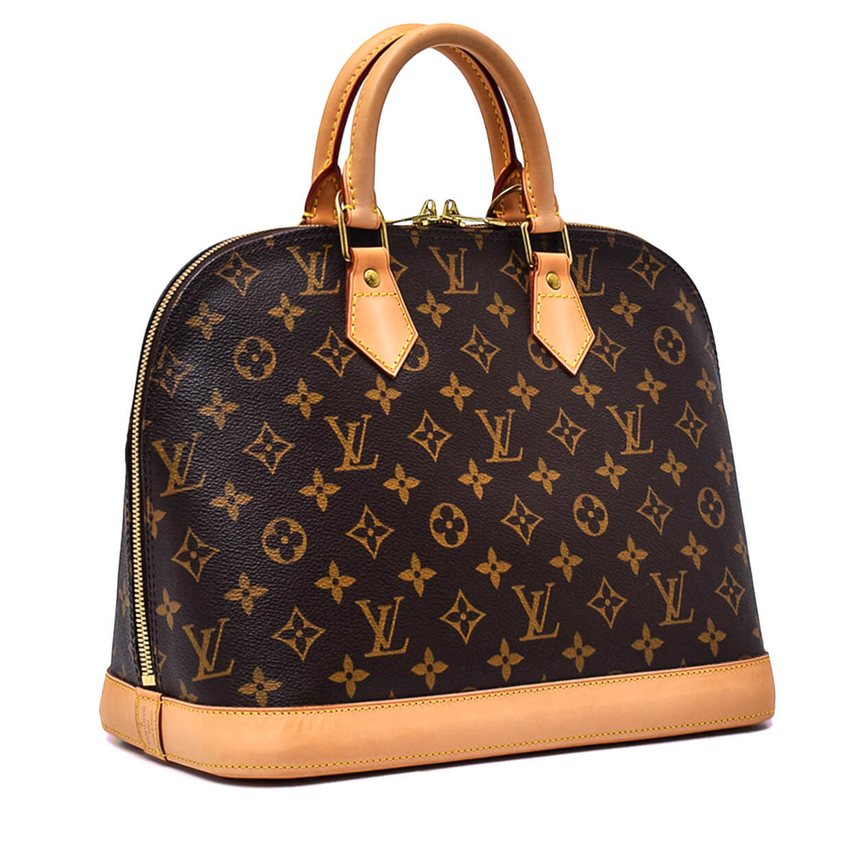 Louis Vuitton - Monogram Canvas Leather Alma PM Bag 